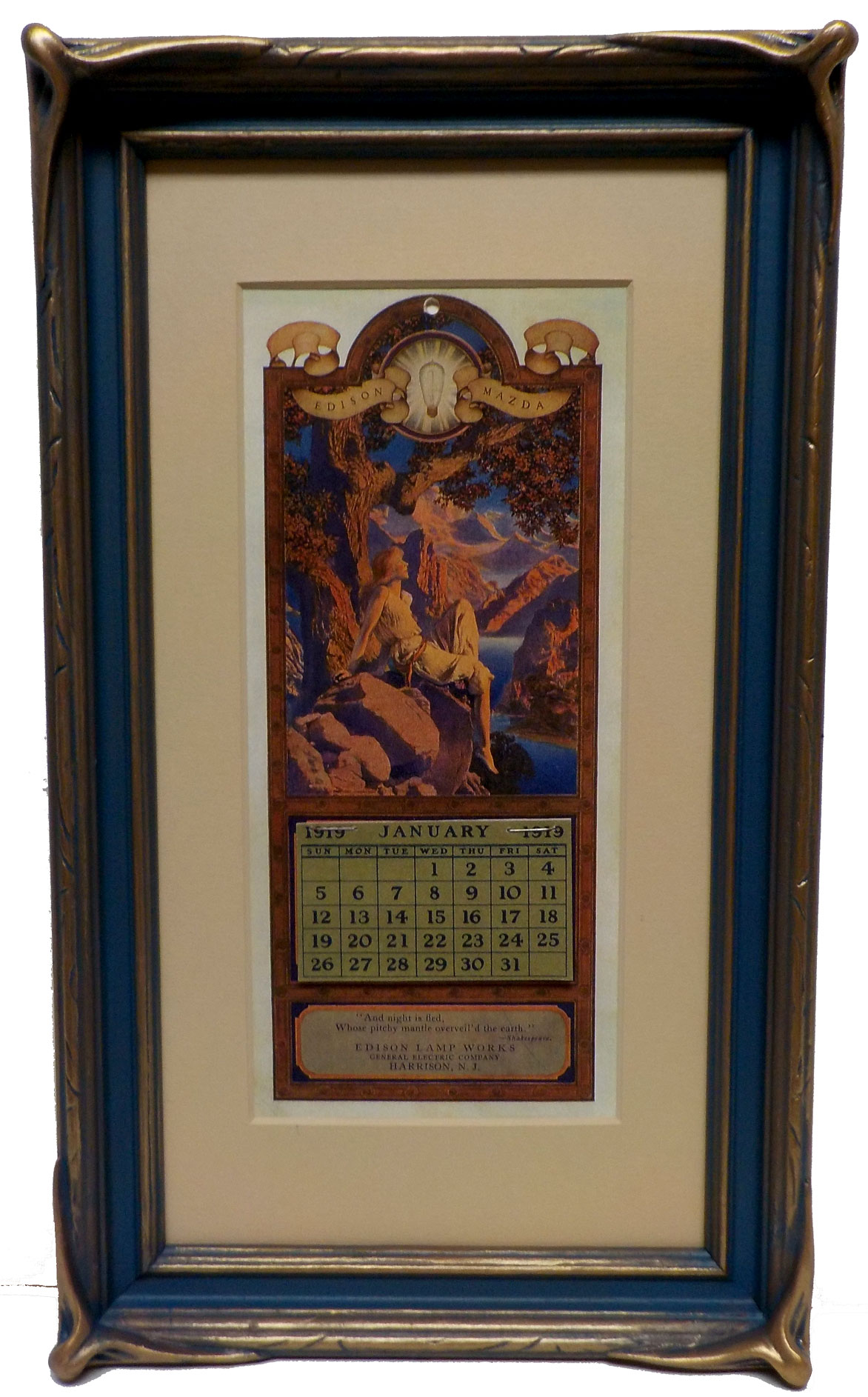 1919 Dawn Desk Calendar Complete